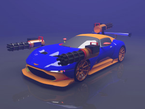 3D Toon Racing Car FBX OBJ Crack 