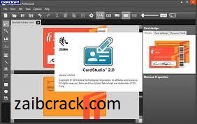Zebra CardStudio Professional 2.9.3 Crack Plus Keygen Free Download